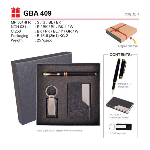 GBA 409 Gift Set corporate gift premium gift promotional gift merchandise cenderahati cenderamata korporat pembekal pemborong borong kedai kilang supplier seller factory wholesale idea selangor malaysia factosupplies