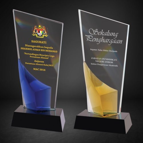 Crystal Trophy Trofi Kristal (CY 1337) corporate gift premium gift promotional gift door gift merchandise cenderahati cenderamata korporat hadiah pembekal pemborong borong kedai kilang pengimport percetakan cetak harga shop importer supplier seller factory wholesale custom print printing price present idea shah alam selangor malaysia factosupplies