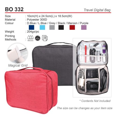 Travel Digital Bag beg BO 332 corporate gift premium gift promotional gift door gift merchandise cenderahati cenderamata korporat hadiah pembekal pemborong borong kedai kilang pengimport percetakan cetak harga shop importer supplier seller factory wholesale custom print printing price present idea shah alam selangor malaysia factosupplies
