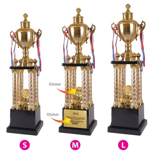 Trofi Trophy (MC 1800) corporate gift premium gift promotional gift door gift merchandise cenderahati cenderamata korporat hadiah pembekal pemborong borong kedai kilang pengimport percetakan cetak harga shop importer supplier seller factory wholesale custom print printing price present idea shah alam selangor malaysia factosupplies