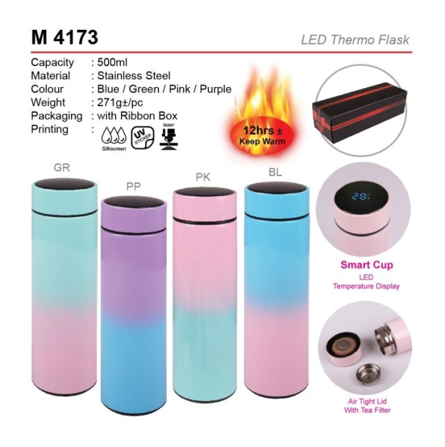 LED Thermo Flask Flask LED (M 4173) corporate gift premium gift promotional gift door gift merchandise cenderahati cenderamata korporat hadiah pembekal pemborong borong kedai kilang pengimport percetakan cetak harga shop importer supplier seller factory wholesale custom print printing price present idea shah alam selangor malaysia factosupplies