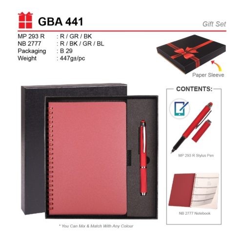 Gift Set Set Cenderahati GBA 441 corporate gift premium gift promotional gift door gift merchandise cenderahati cenderamata korporat pembekal pemborong borong kedai kilang percetakan cetak shop supplier seller factory wholesale print printing idea selangor malaysia factosupplies