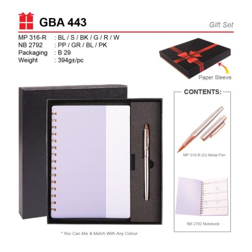 Gift Set Set Cenderahati GBA 443 corporate gift premium gift promotional gift door gift merchandise cenderahati cenderamata korporat pembekal pemborong borong kedai kilang percetakan cetak shop supplier seller factory wholesale print printing idea selangor malaysia factosupplies